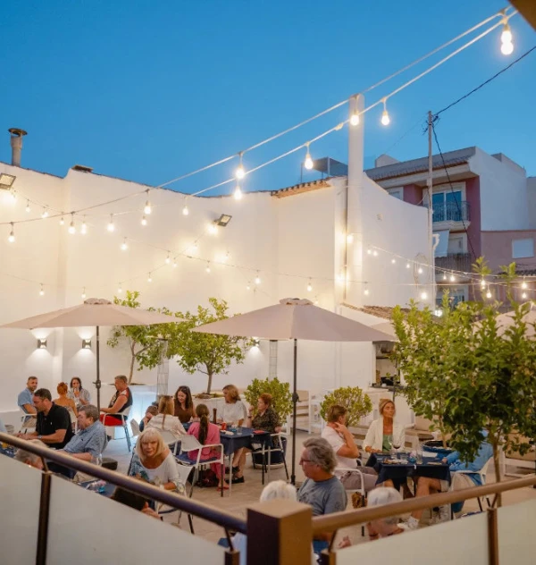 outside restaurant