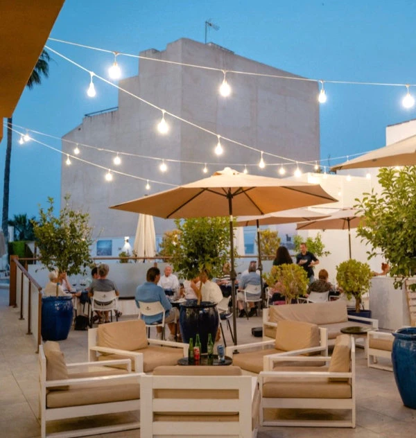 outside restaurant